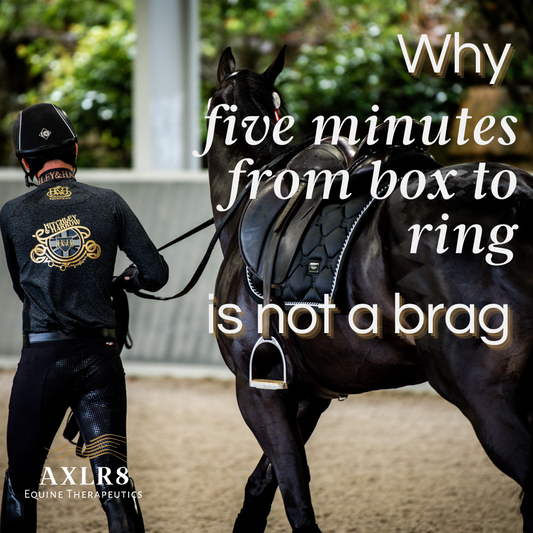 Why 5 minutes box to ring, isn't a brag